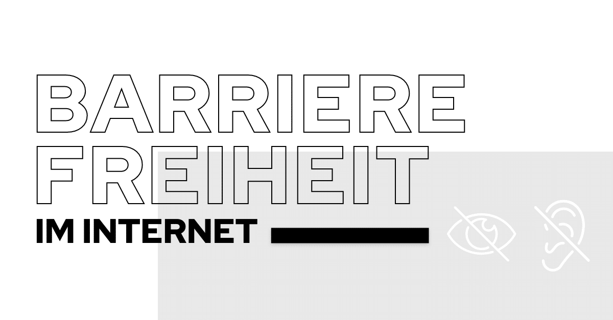 Titelbild Blog Barrierefreiheit im Internet