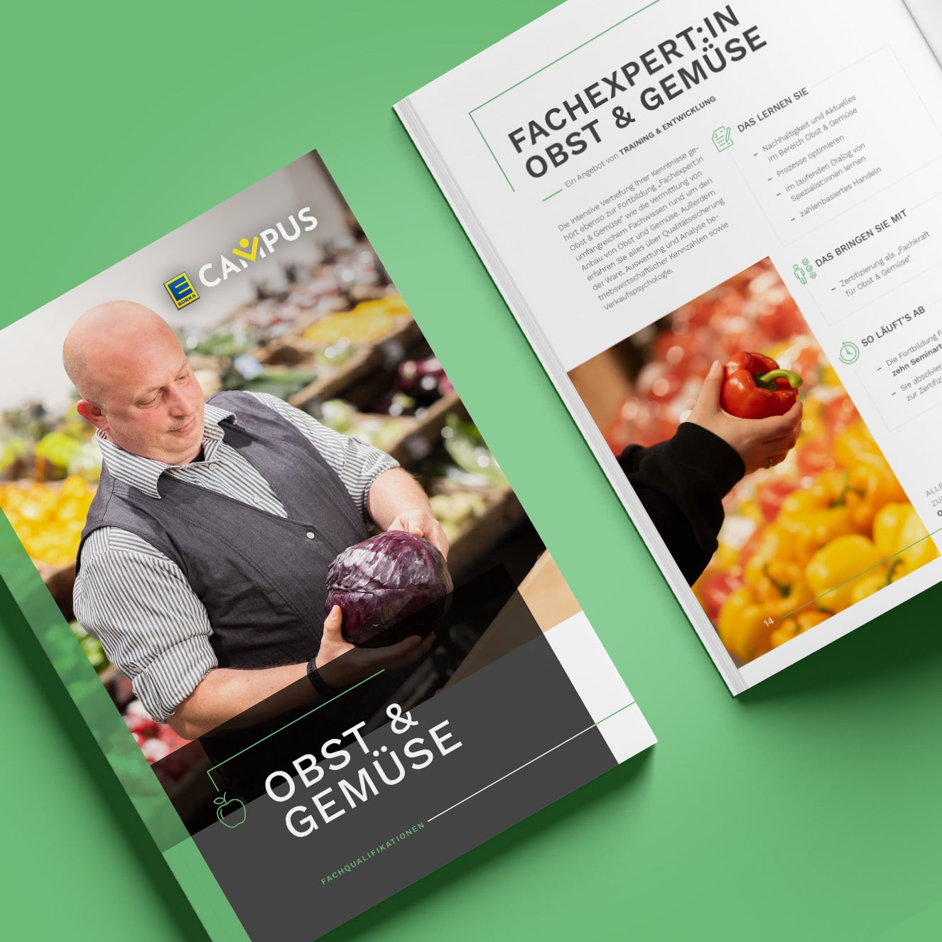 EDEKA Campus Broschueren Obest und Gemuese