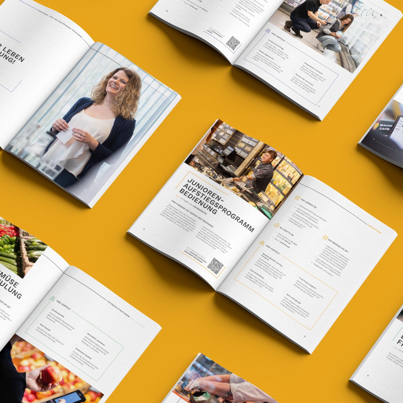 Innenseiten EDEKA Campus Broschueren