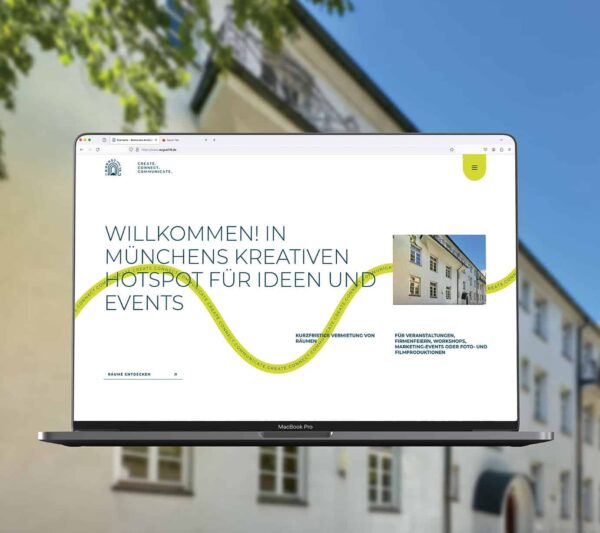 Webdesign für eine Coworking-Space