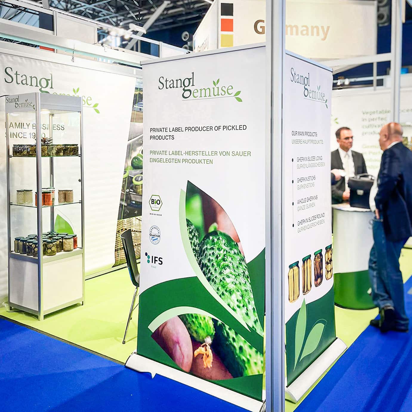 Roll-Ups für Messestand Stangl Gemüse